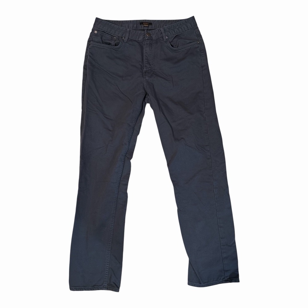 Quince 32x32 Gray Stretch Chino Pants Straight Leg Cotton Blend